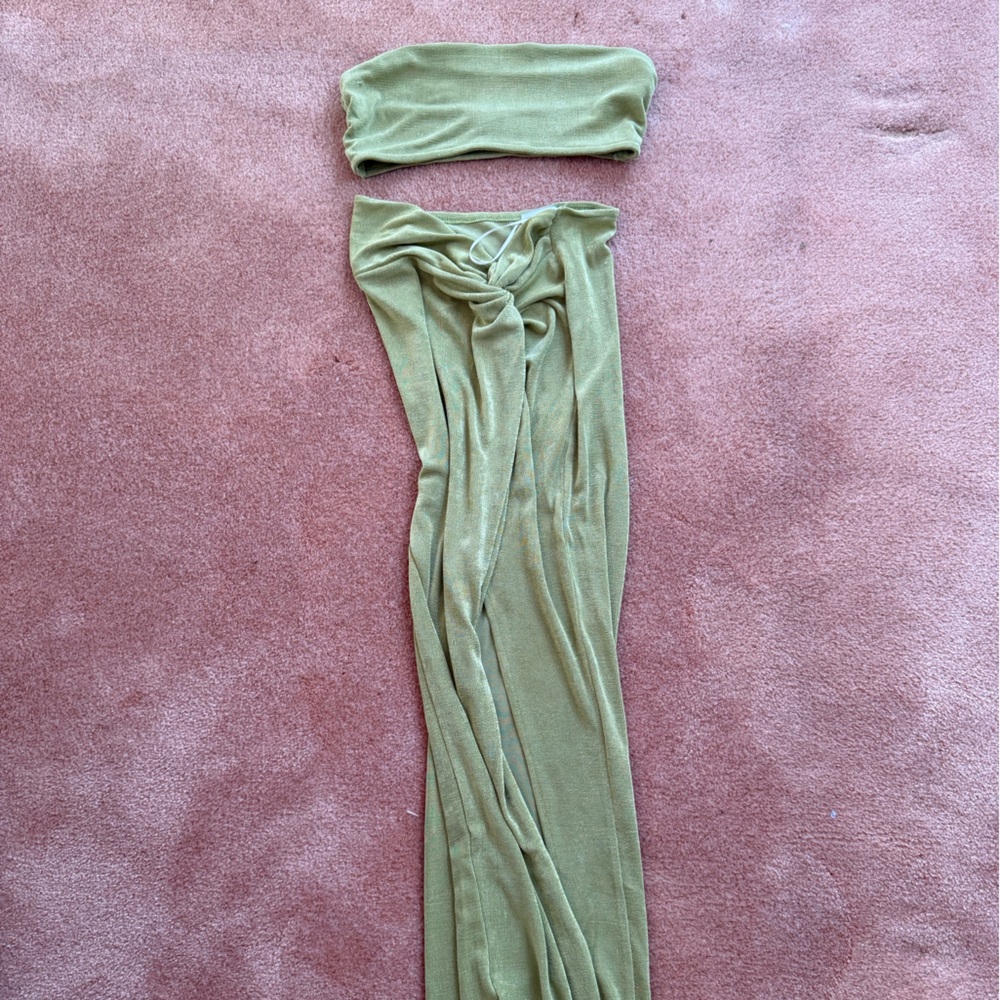 Princess Polly Olive Green Maxi Dress